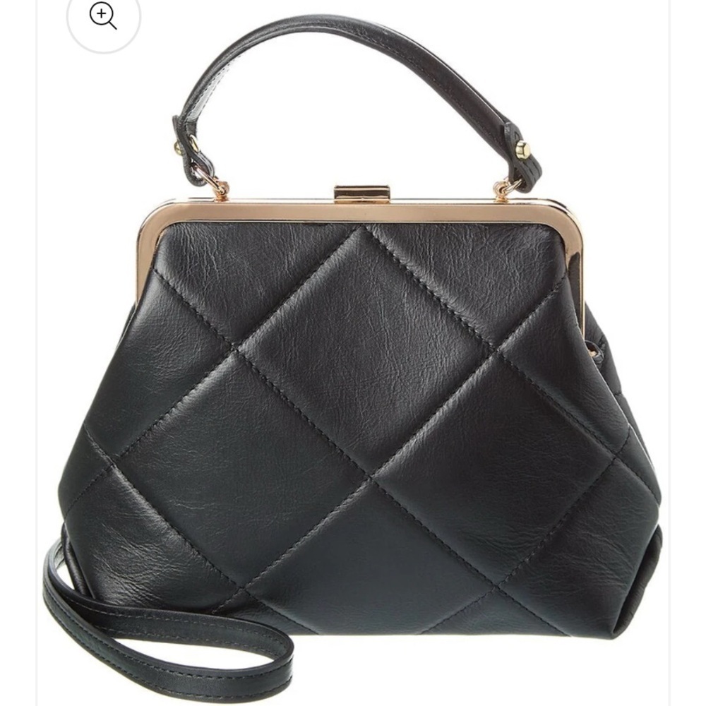 PERSAMAN NEW YORK
Laila Quilted Satchel Elegant Black Quilted Handbag